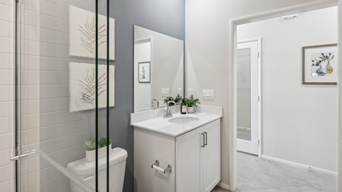 Secondary bathroom
