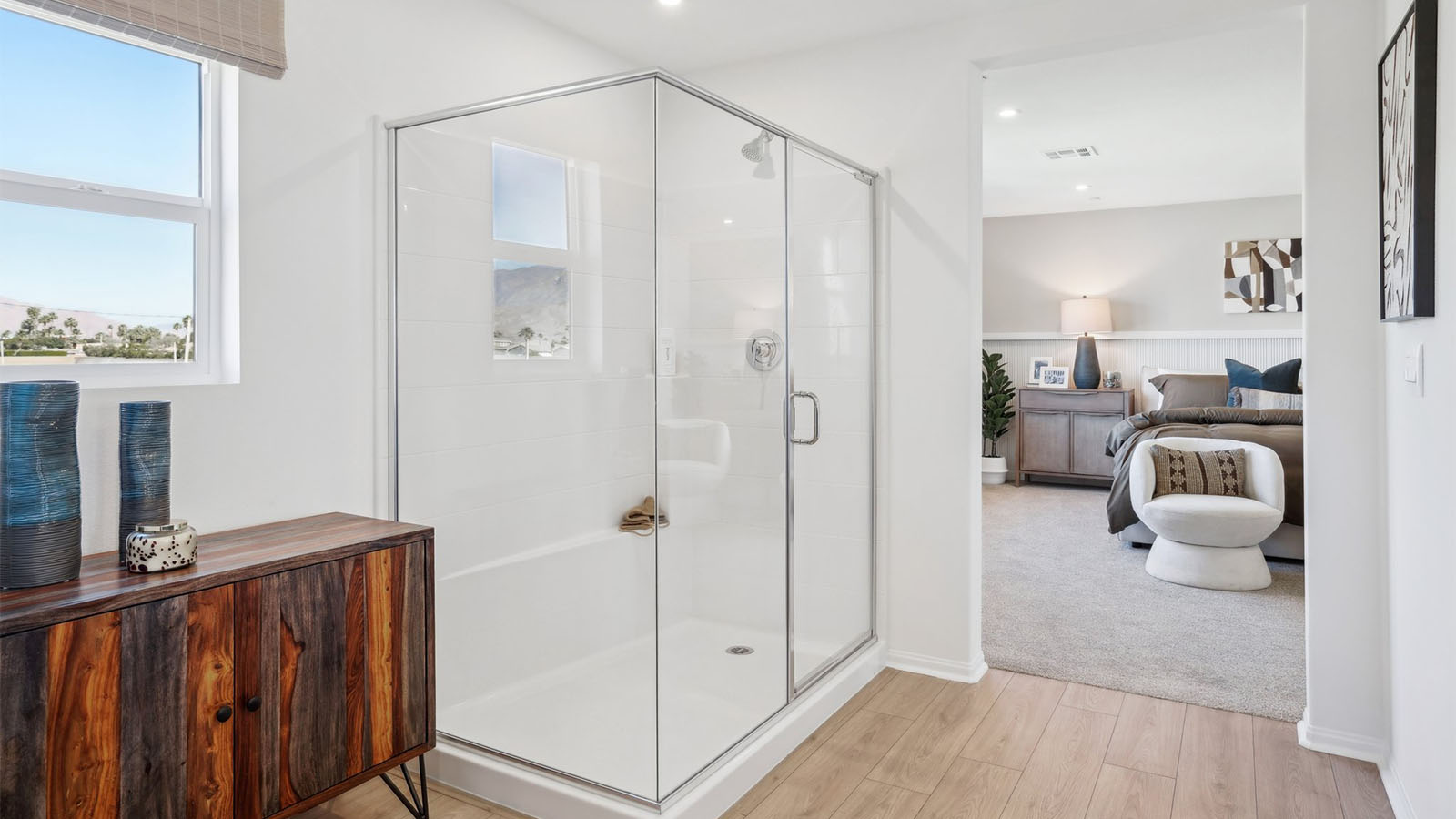 Primary bathroom with shower