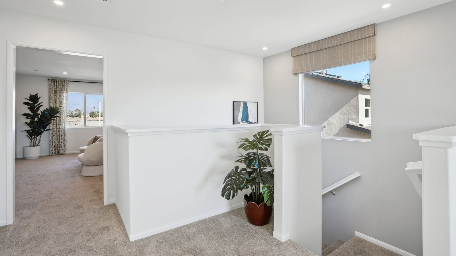 Stairs leading to loft