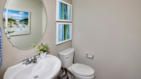 Powder bathroom