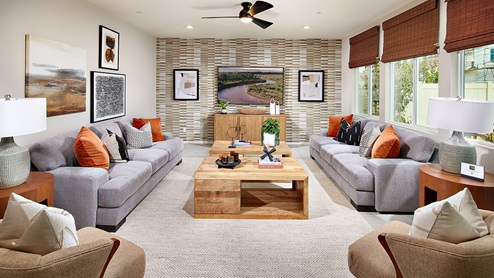 Modern open-concept great room