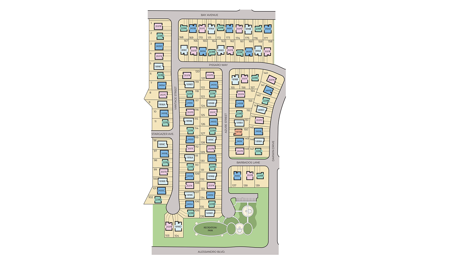 Static Lot Map