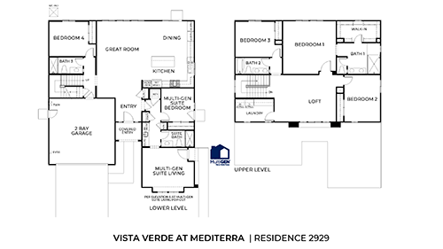 2,929 sq. ft. floorplan