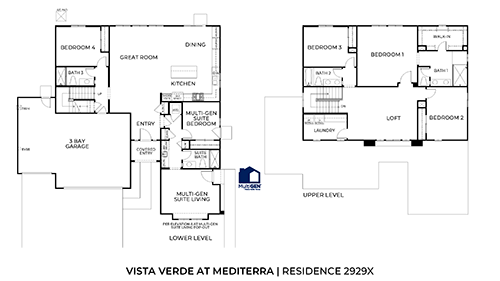 2,929 sq. ft. floorplan