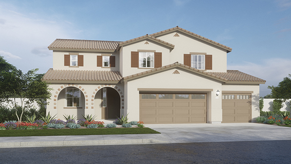 Two-story Santa Barbara home with two-car garage
