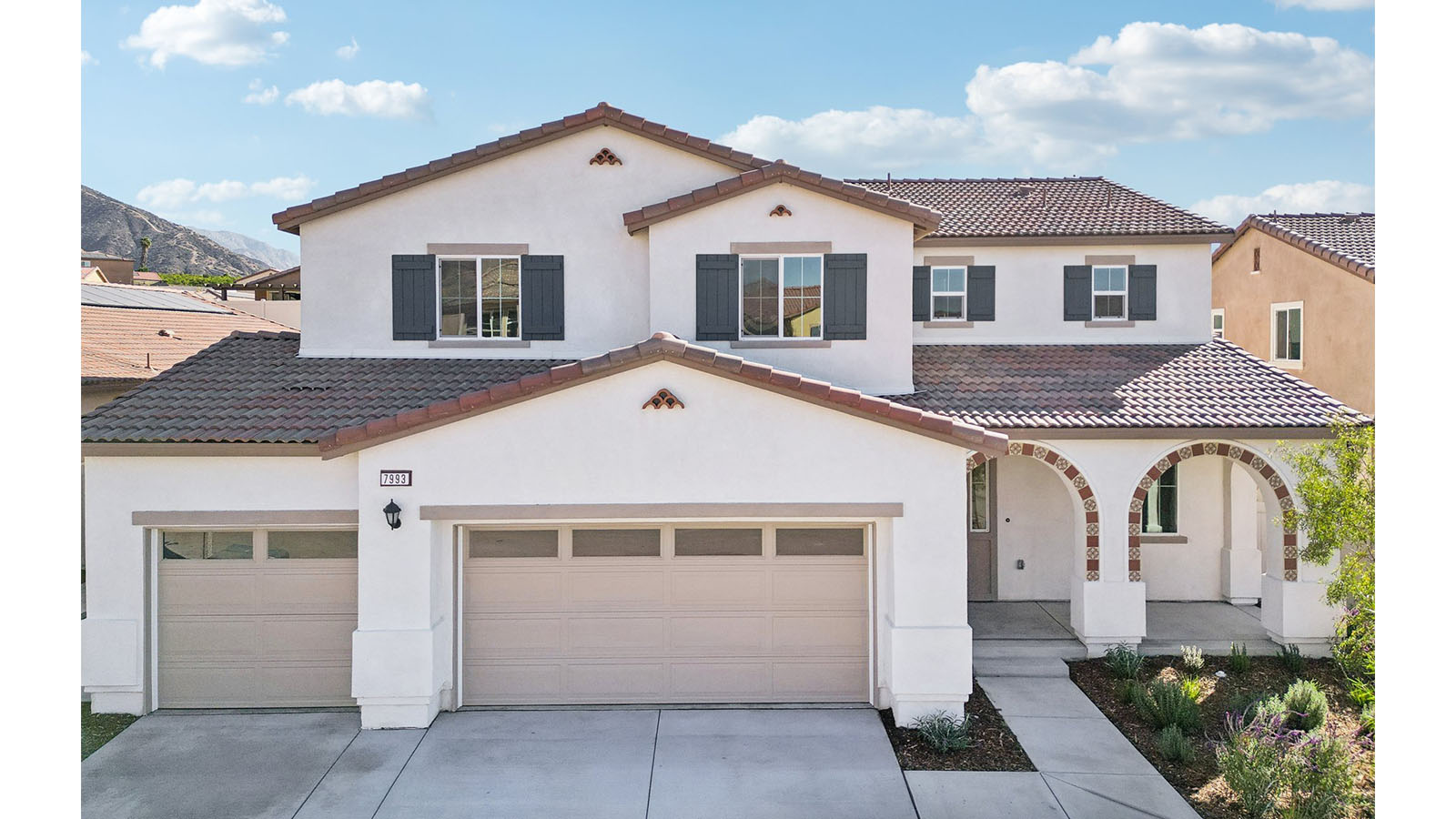 Two-story Santa Barbara home with two-car garage
