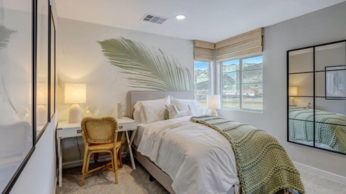 Fully furnished bedroom