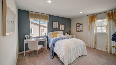 Fully furnished bedroom
