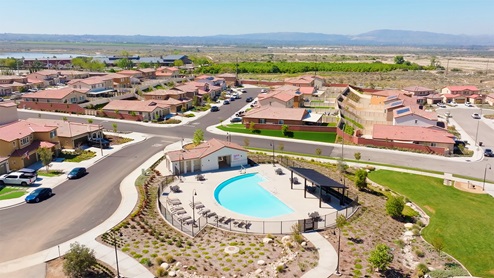 Community pool and tot lot