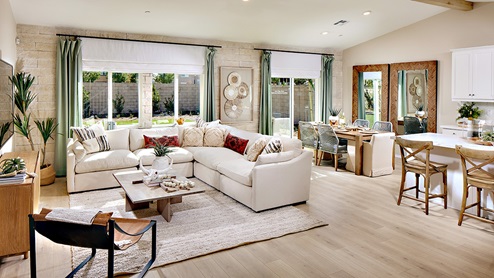 Spacious modern open-concept great room