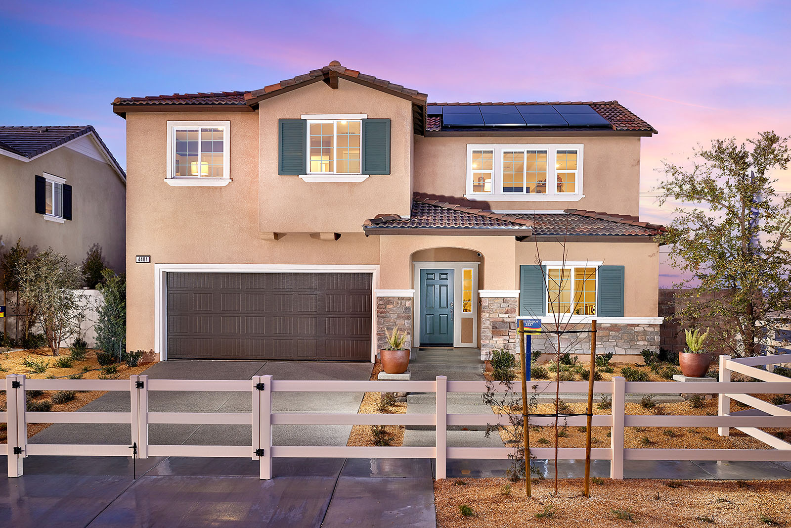 Floor Plan in Marbella Lancaster, CA D.R. Horton