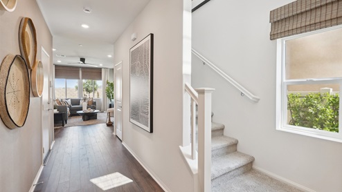 Spacious entry