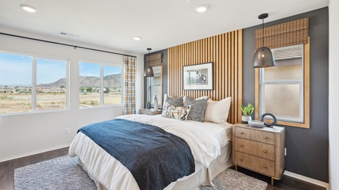 Spacious primary bedroom