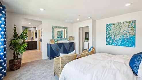 Fully furnished bedroom