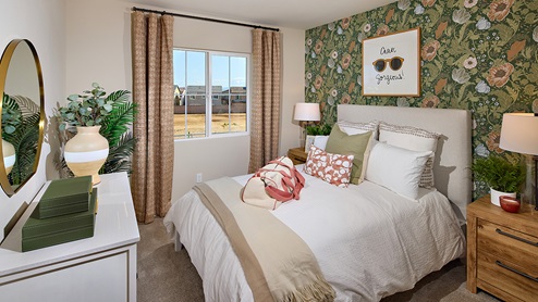 Fully furnished bedroom