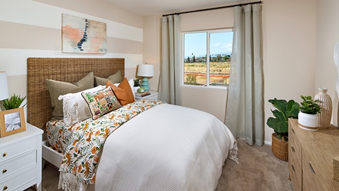 Fully furnished bedroom