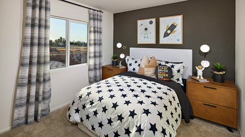 Fully furnished bedroom
