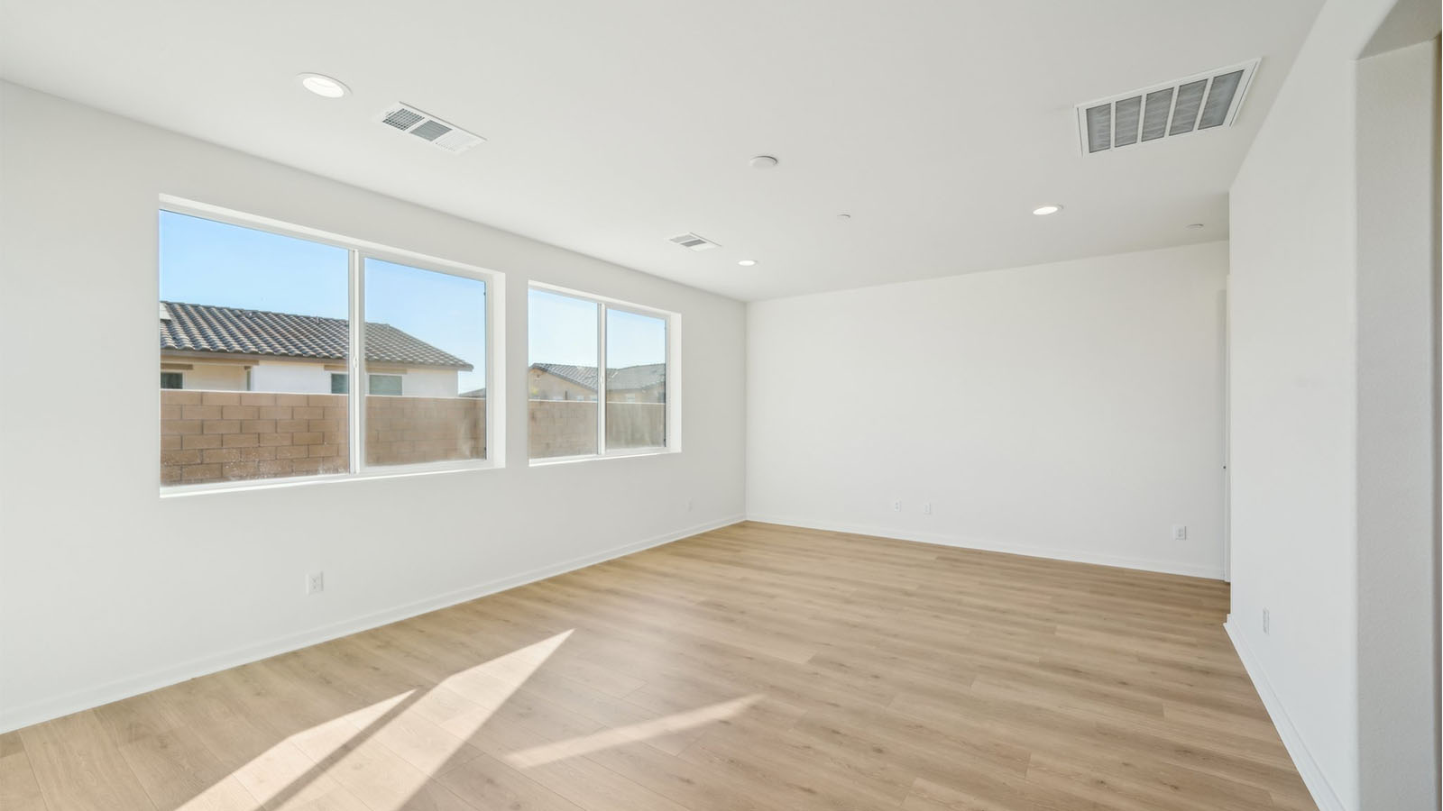 Open-concept dining room