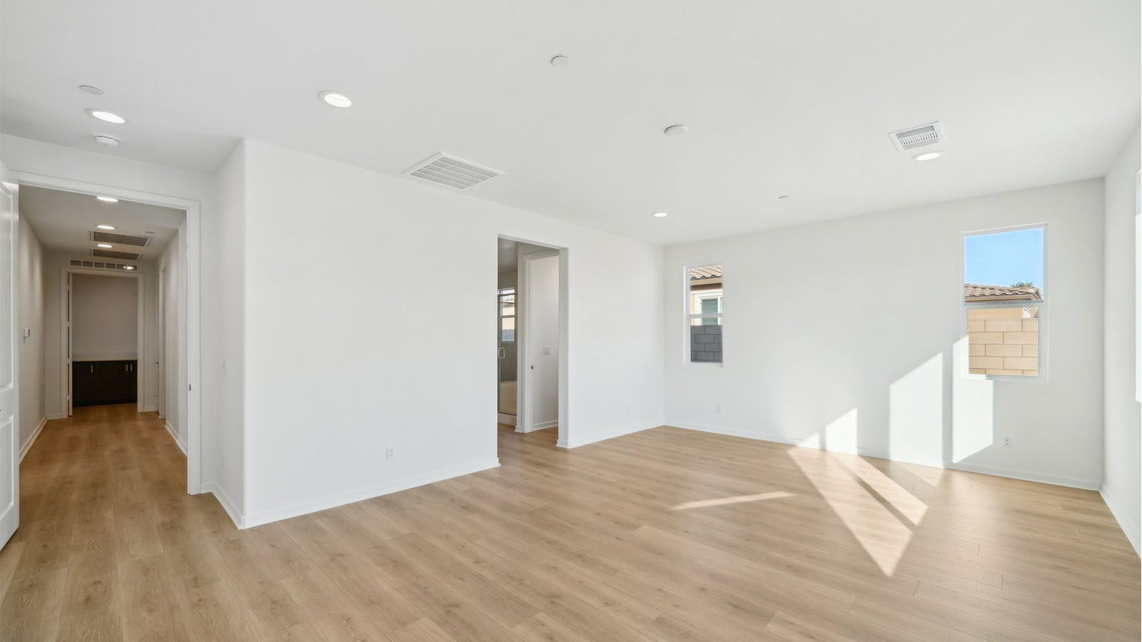Open-concept dining room