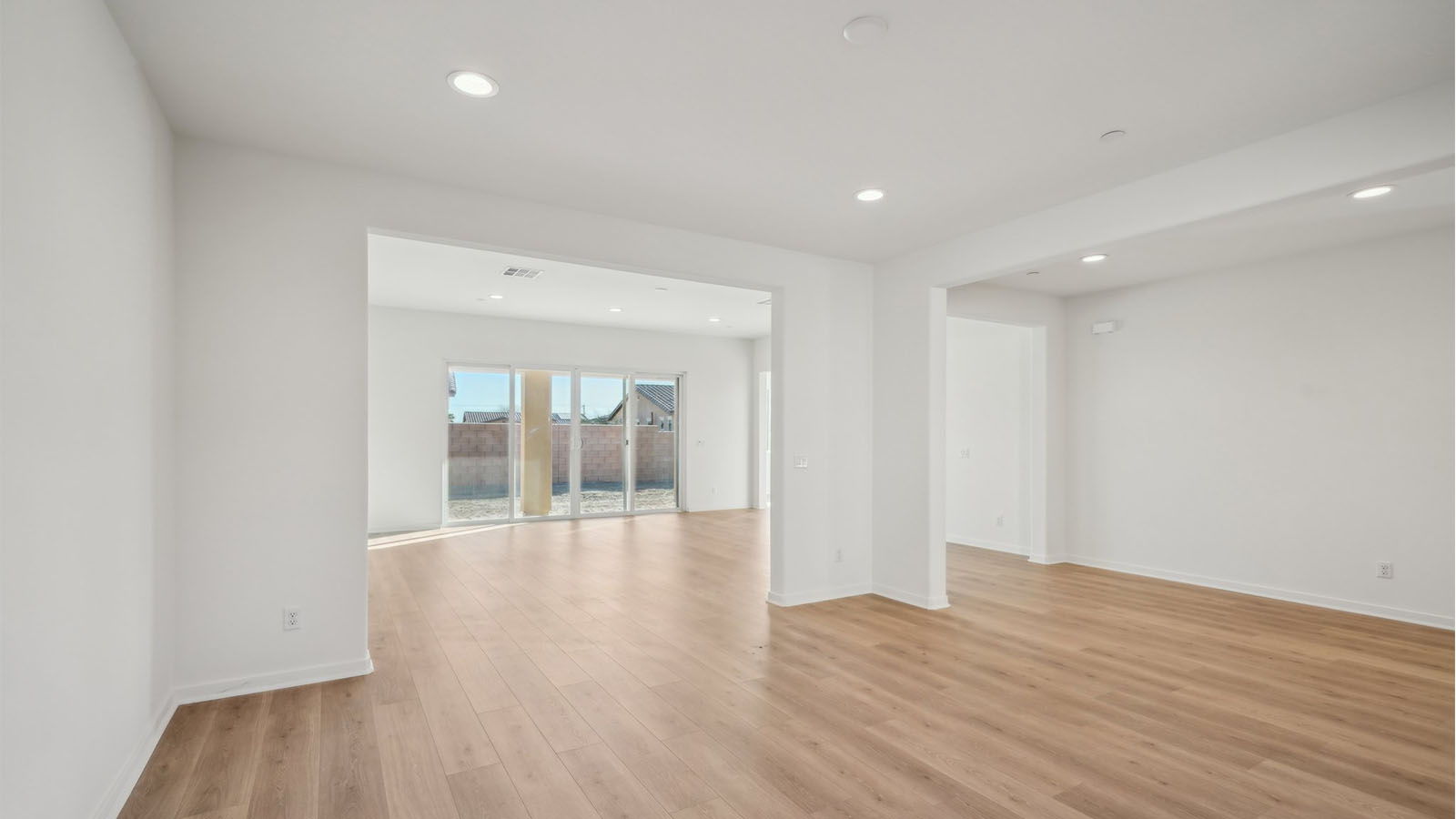 Open-concept dining room
