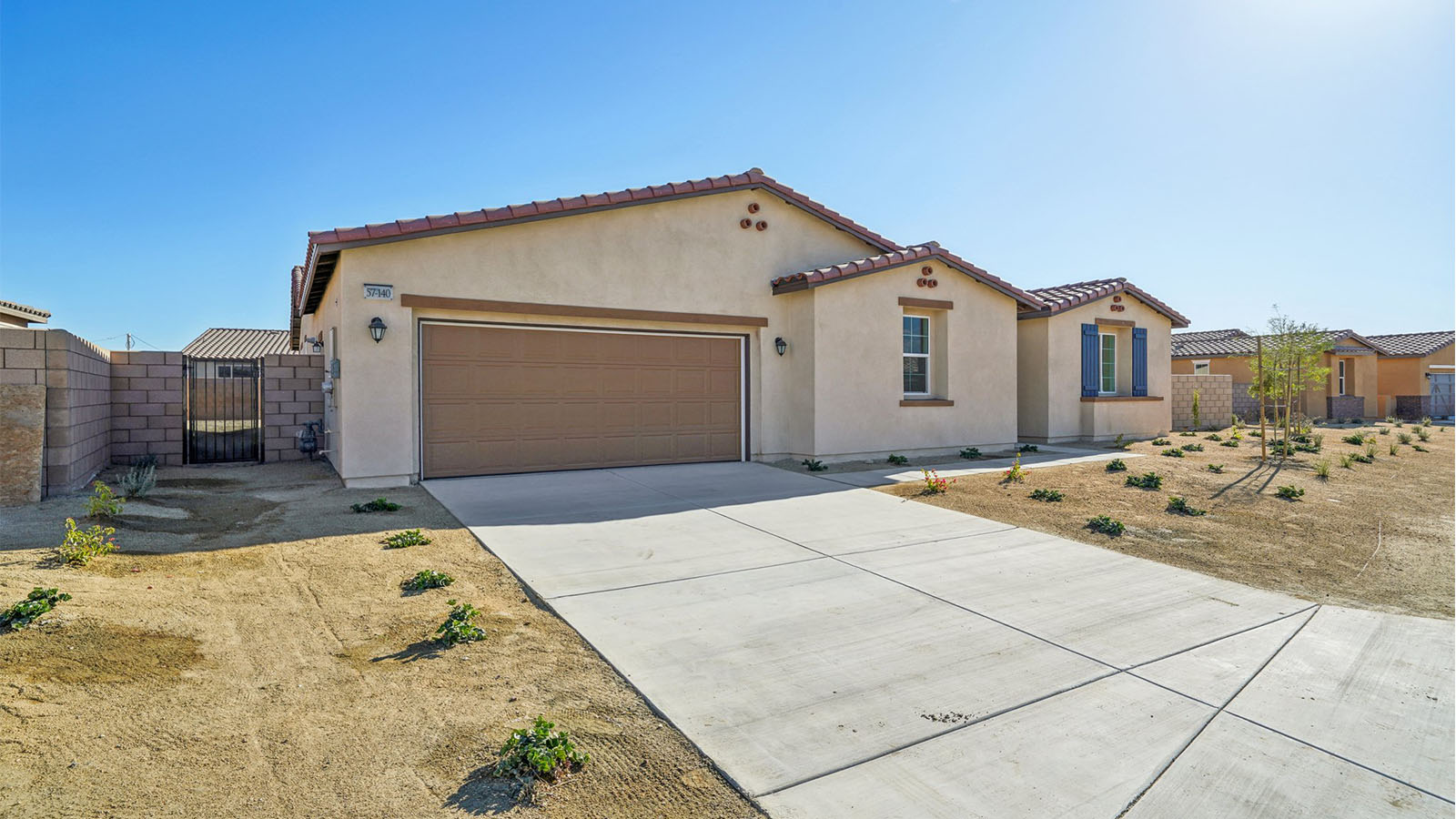 One-story Spanish elevation model home