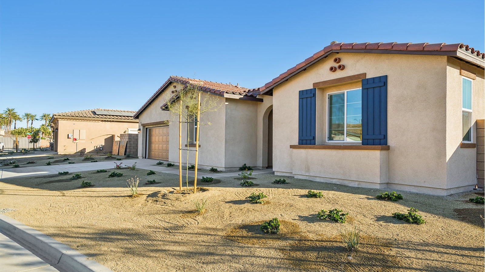 One-story Spanish elevation model home