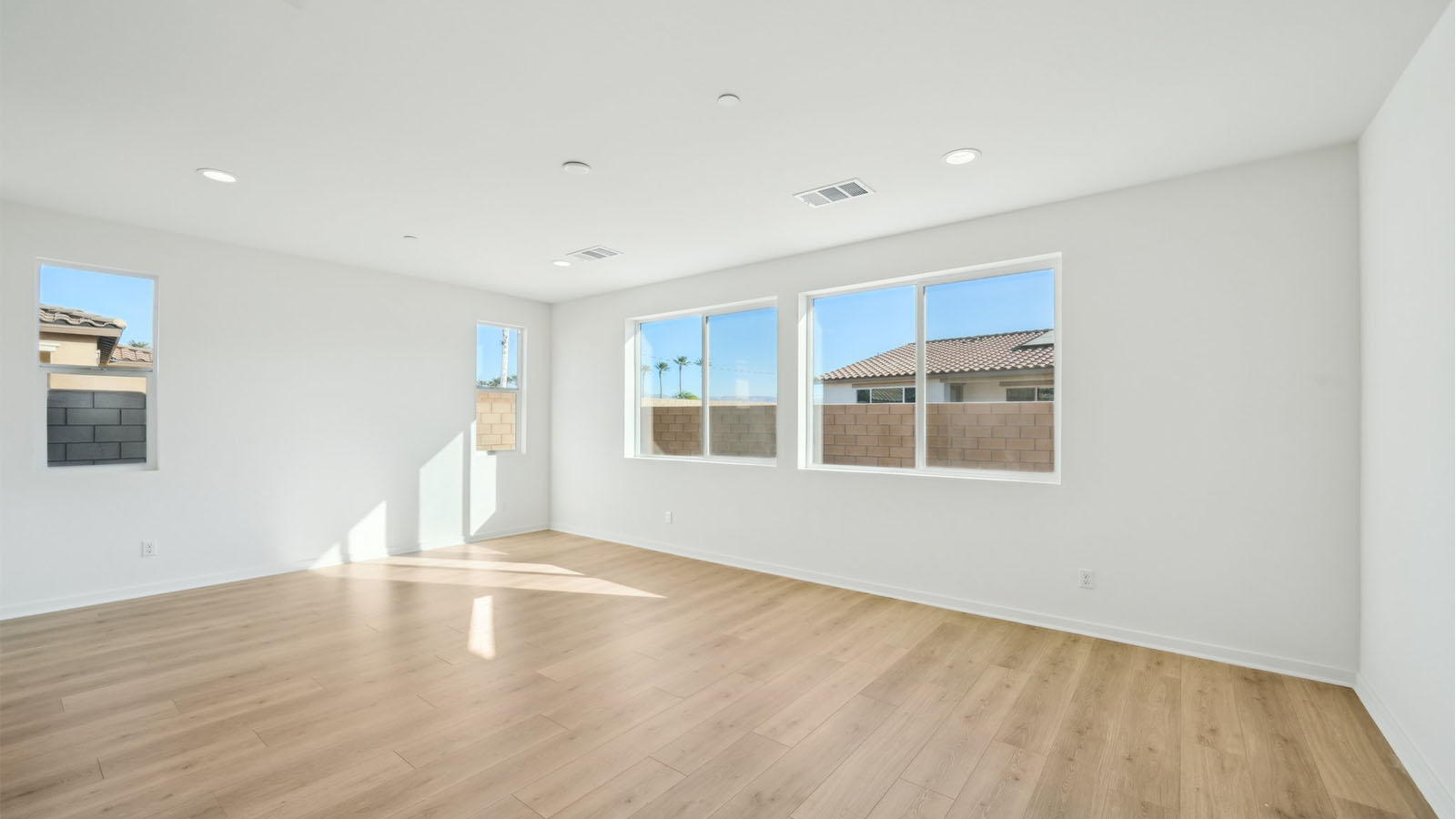 Open-concept dining room