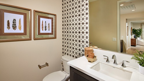 Powder bathroom