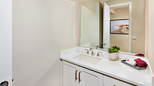 Powder bathroom