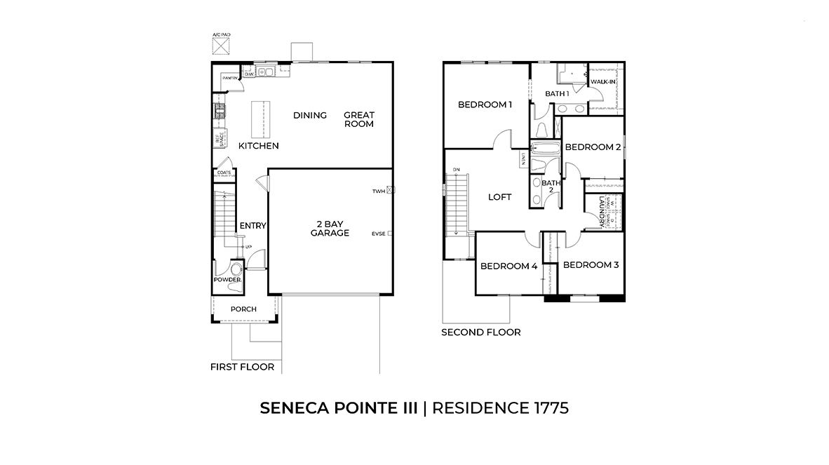 Floor Plan in Seneca Pointe III Adelanto, CA D.R. Horton