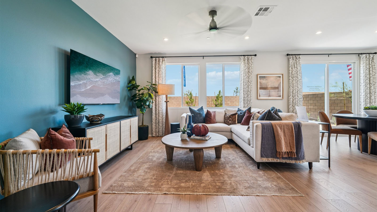 Open-concept great room