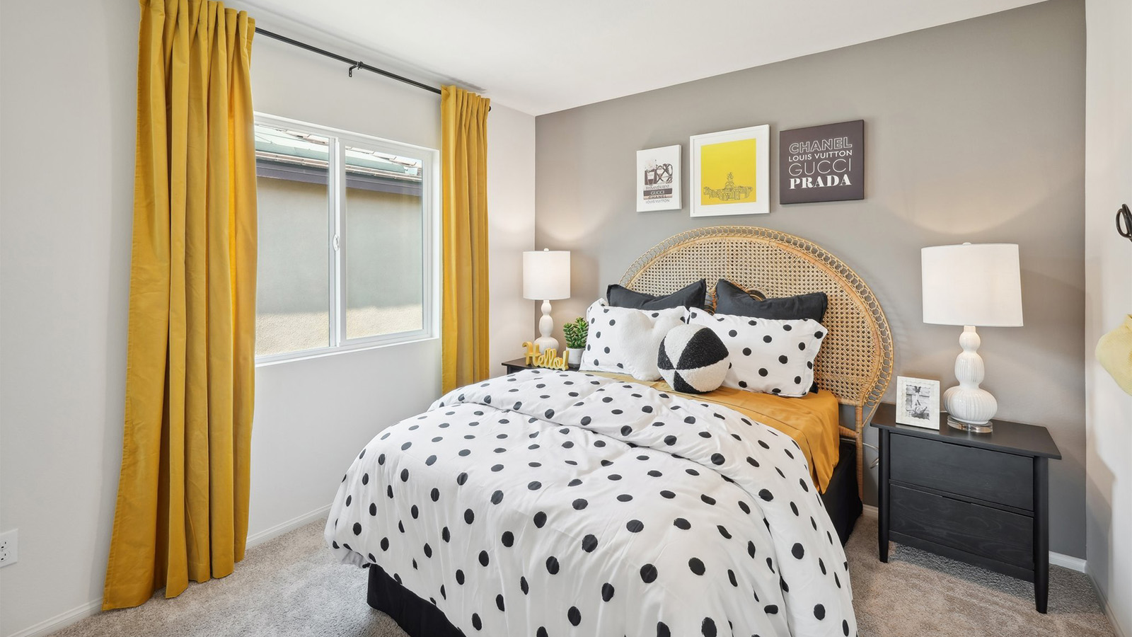 Fully furnished bedroom