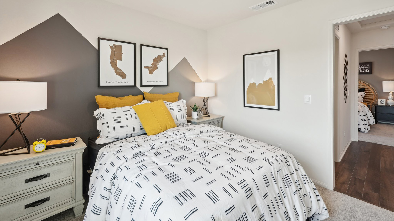 Fully furnished bedroom