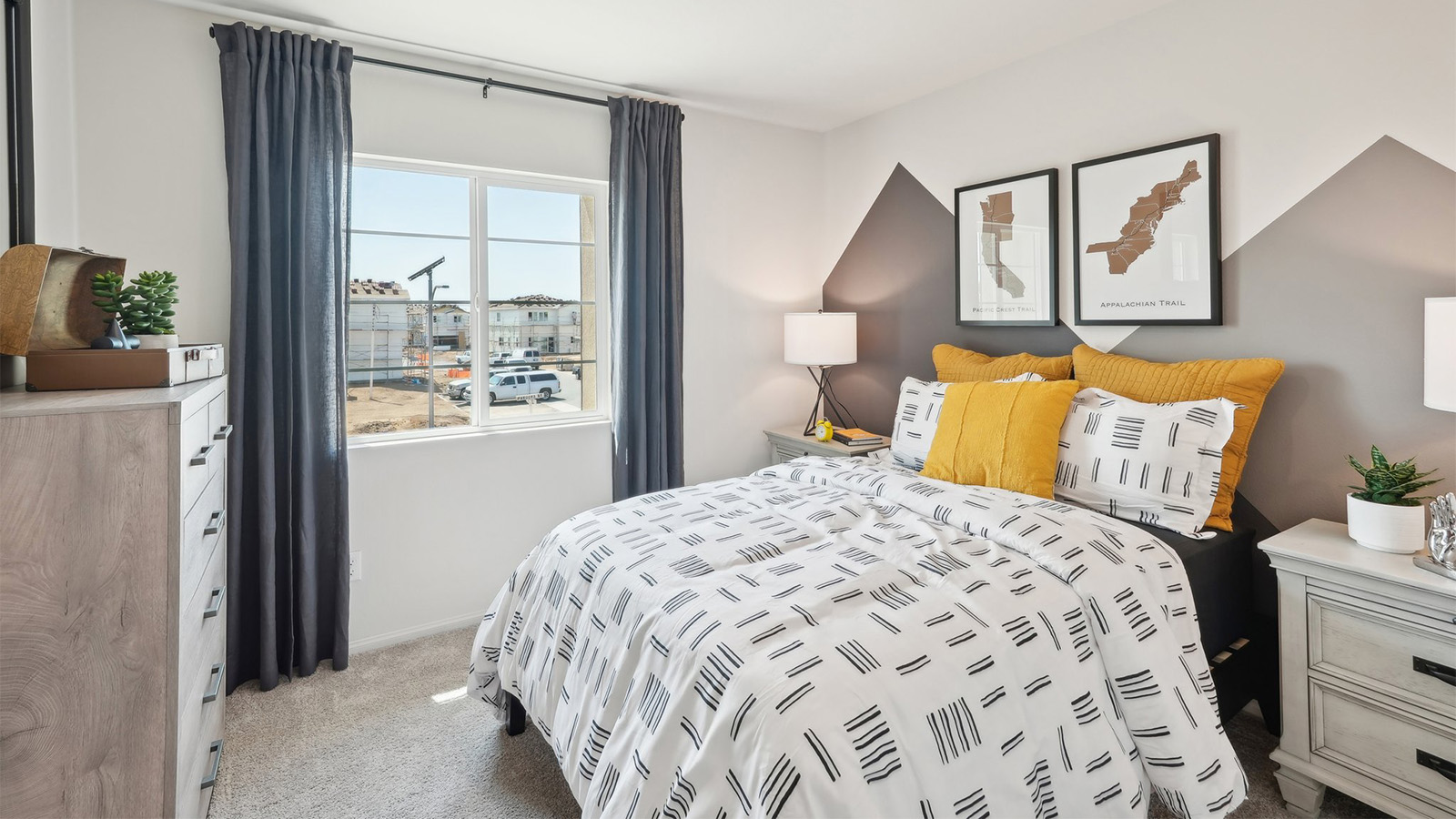 Fully furnished bedroom