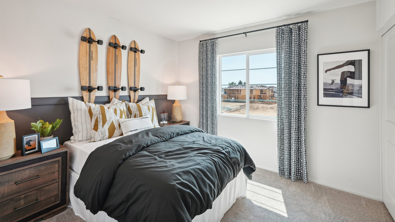 Fully furnished bedroom