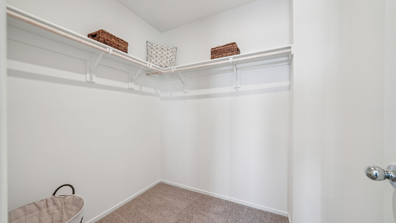 Spacious walk-in closet