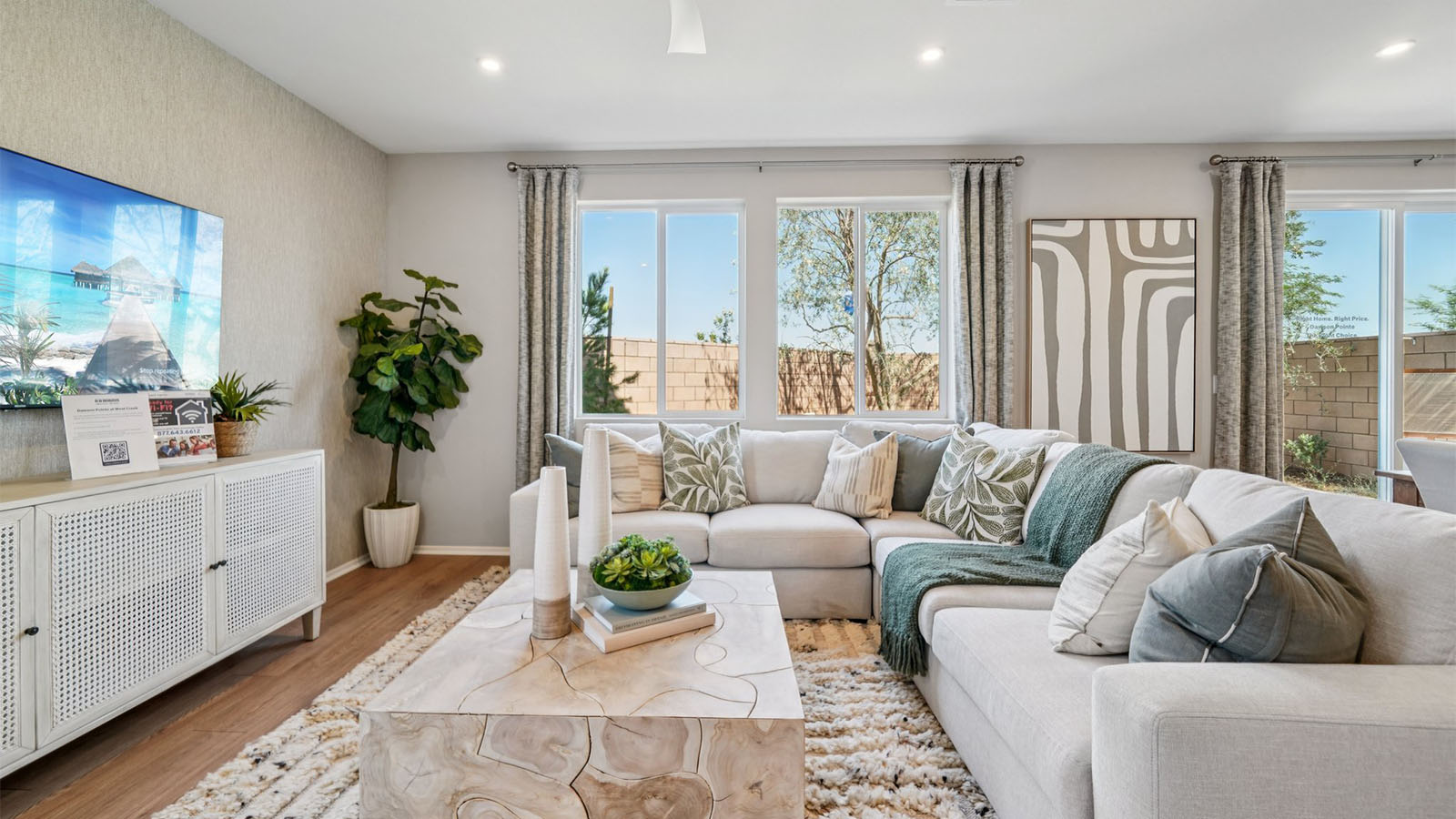 Open-concept great room