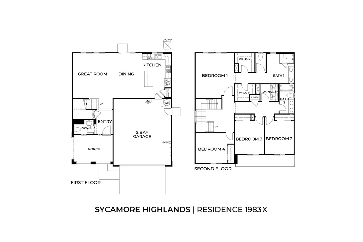 Sycamore Highlands 1983X floorplan