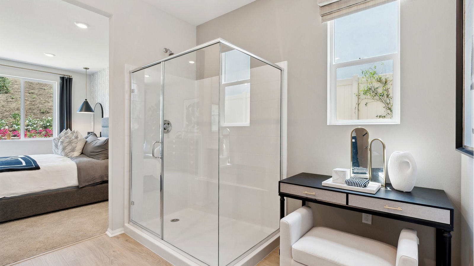Primary bathroom shower