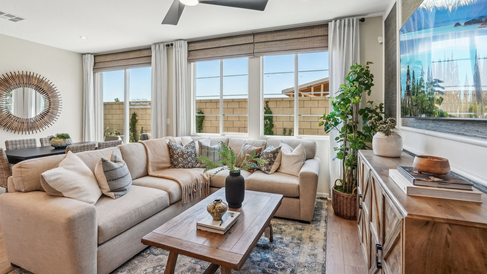 Spacious open-concept great room