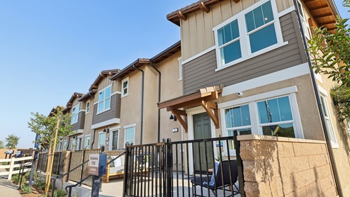 Townhomes street scene