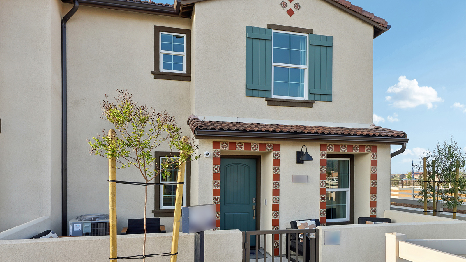 Exterior of 2-story home