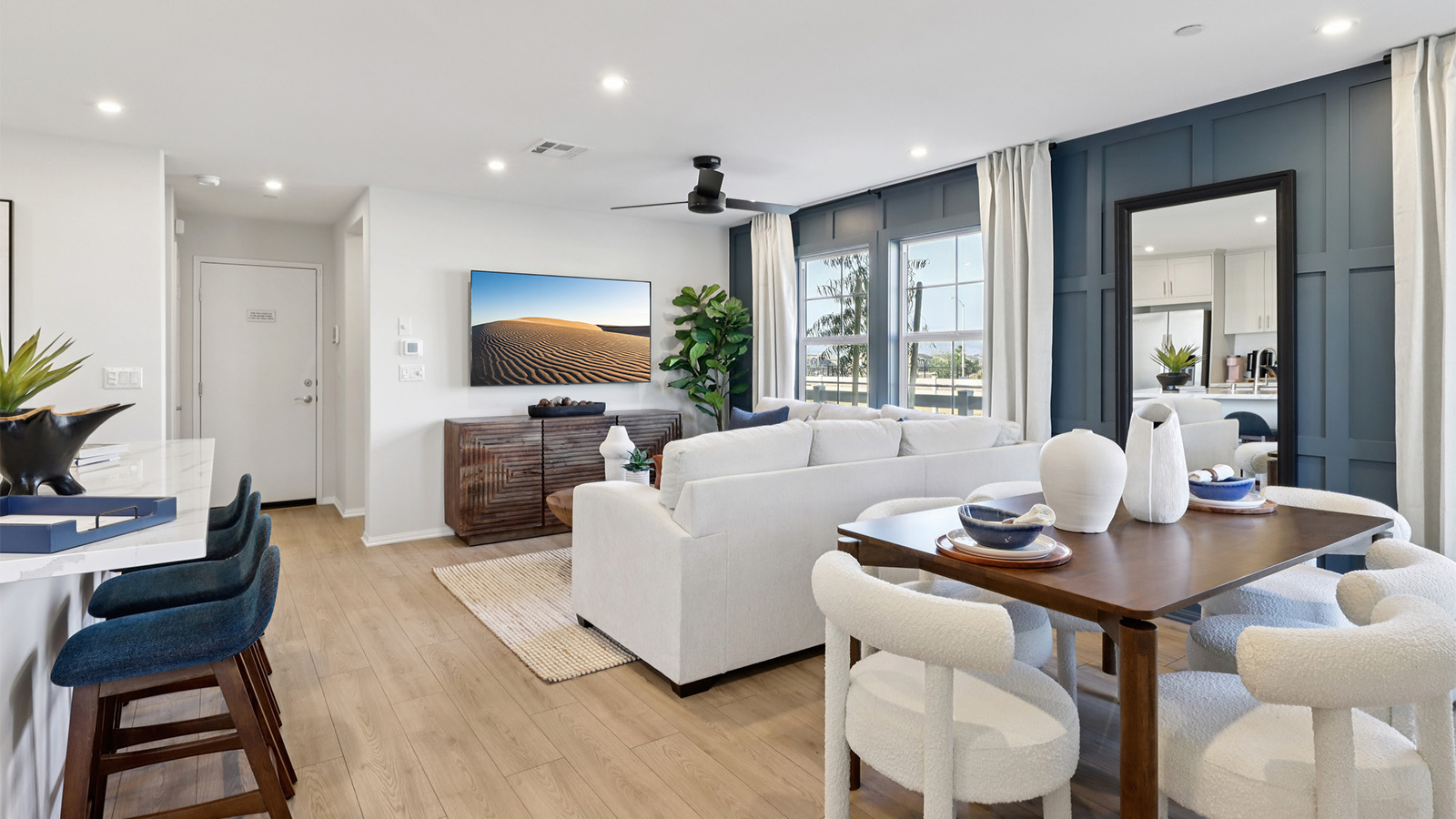 Open-concept great room