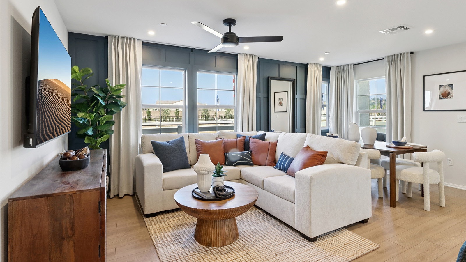 Open-concept great room