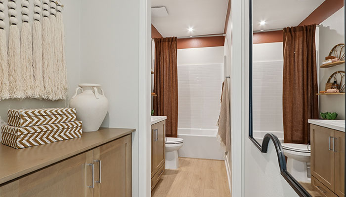 Secondary bathroom