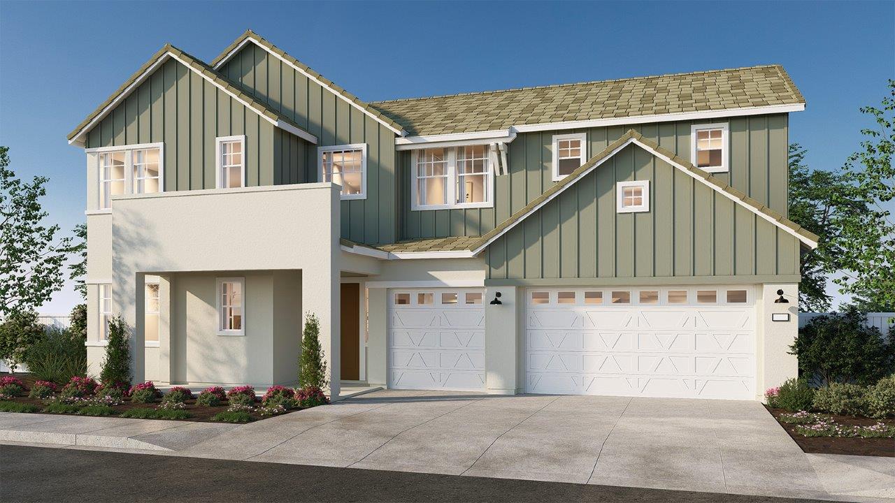 Residence 3832 rendering with elevation D