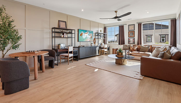 Spacious loft area