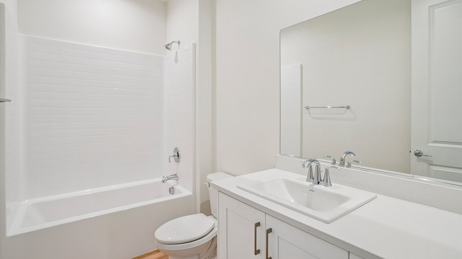 Bathroom with shower and tub