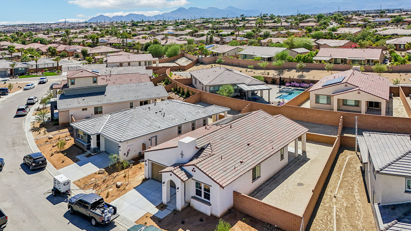 Ariel view of community