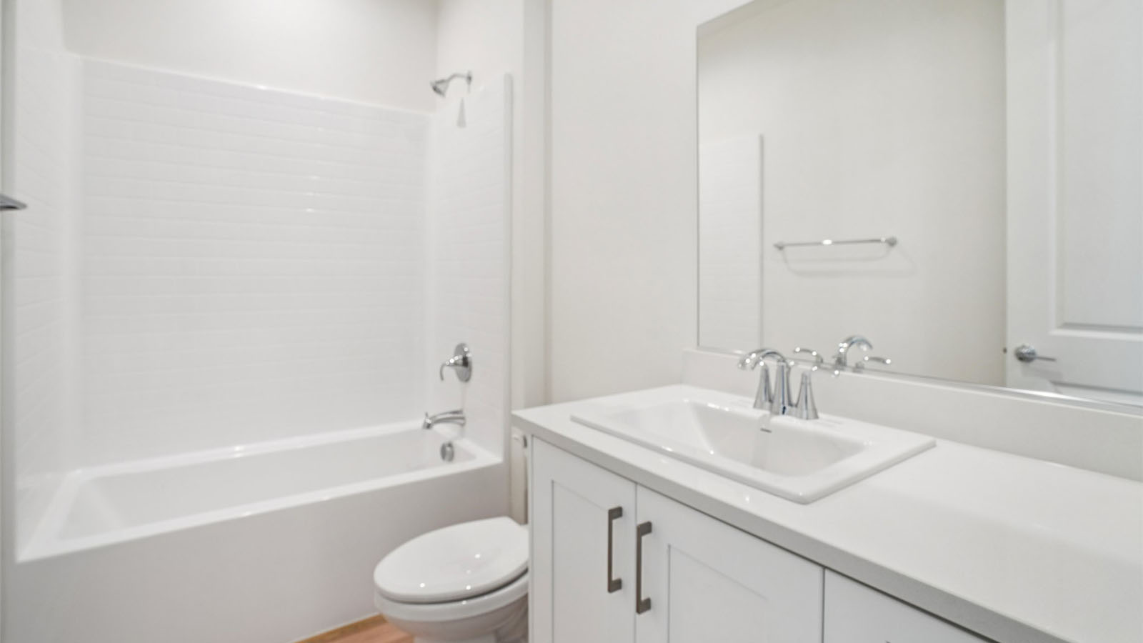 Bathroom with shower and tub